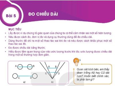 Bài 5 | Đo Chiều Dài (Trang 17 – 19)