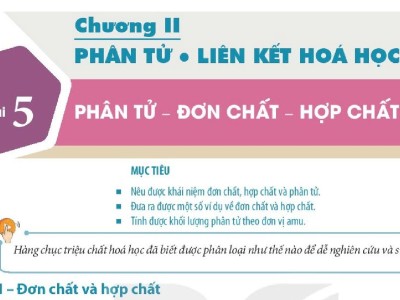 Bài 5 | Phân Tử Đơn Chất Hợp Chất (Trang 32 – 35)