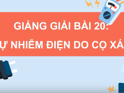 Giảng bài 20: Sự nhiễm điện do cọ xát | Bài giảng KHTN 8 kết nối tri thức